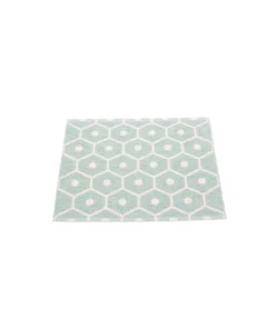 Pappelina Teppich - Honey / Pale Turquoise 70 x 60 cm