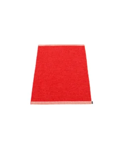 Pappelina Teppich - Mono Coral Red