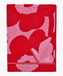 Marimekko Handtuch - Unikko rot / pink