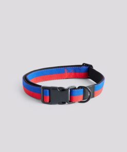 HAY Hundehalsband - rot / blau M/L