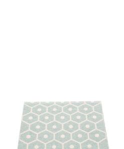 Pappelina Teppich / Fußmatte - Honey 70x60 cm Pale Turquoise Vanilla