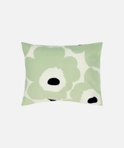 Marimekko Kopfkissenbezug - Unikko creme / salbei