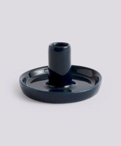 HAY Kerzenständer - Disc x small slim - Midnight blue