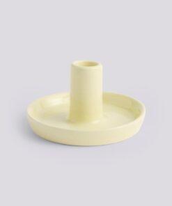 HAY Kerzenständer - Disc small slim - Lime white