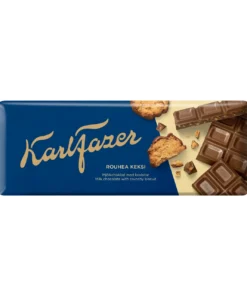 Fazer - Karl Fazer Schokoladentafel / Milchschokolade mit Keksstückchen (11 %) 180g