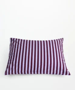Bongusta Bettwäsche - Perkal Kopfkissen wine & lavenderblue