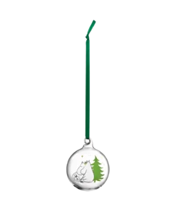 Mumin Weihnachtsdekoration Weihnachtskugel aus Glas 7 cm