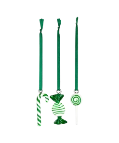 Mumin Weihnachtsdekoration - Bonbons grün 3 Stück
