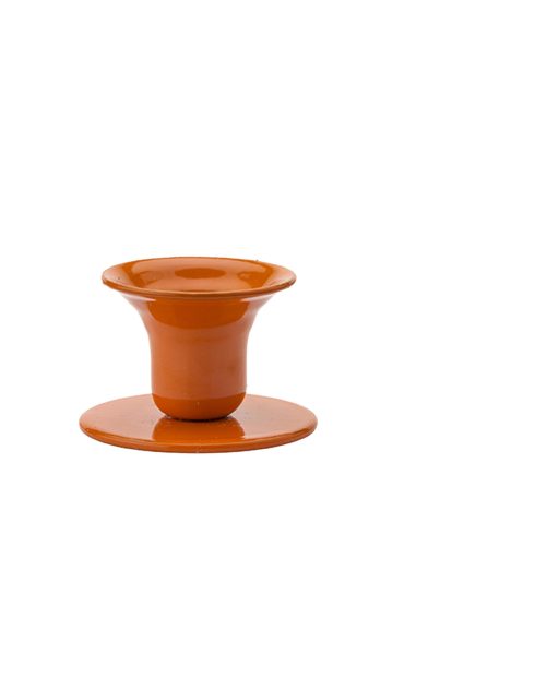 The Bell Candlestick 23 cm candle Orange