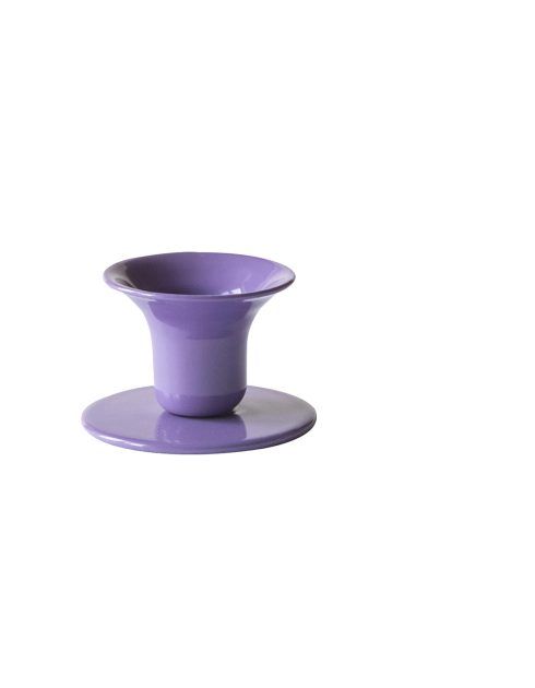 The Bell Candlestick 23 cm candle Purple