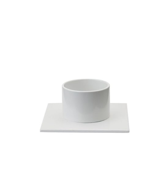 KUNSTINDUSTRIEN Kerzenhalter - The Square 4 cm white